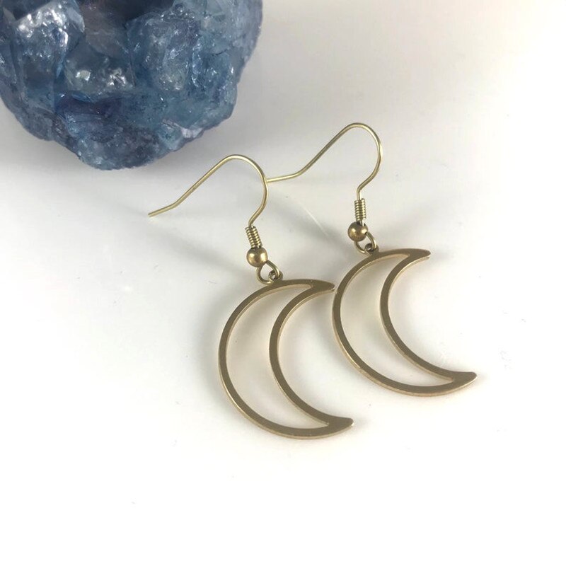 Crescent Moon earrings Many Styles