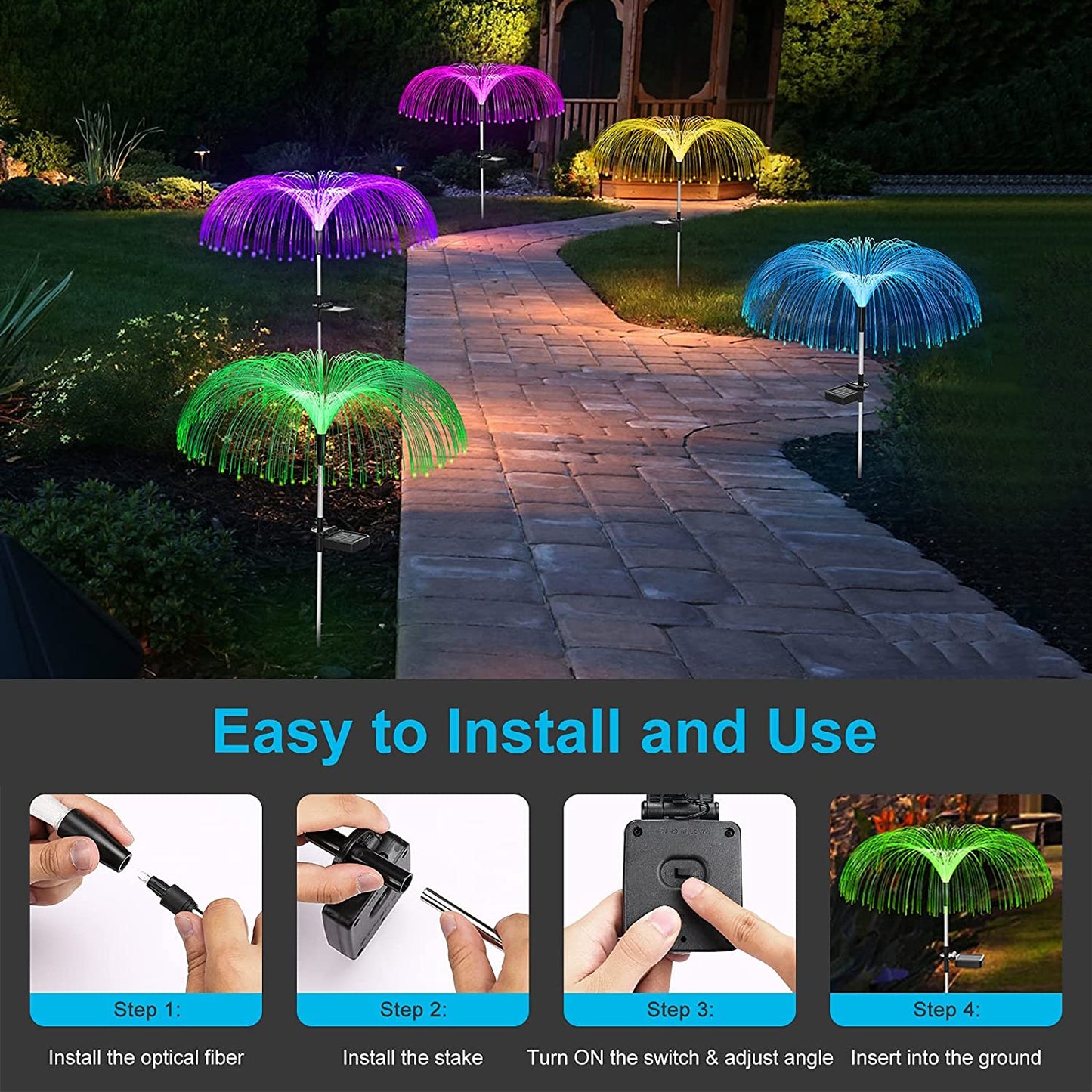 Solar garden lights
