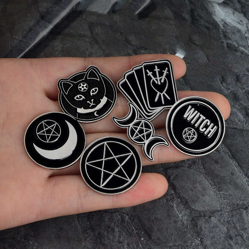 witch ouija spells black moon pins