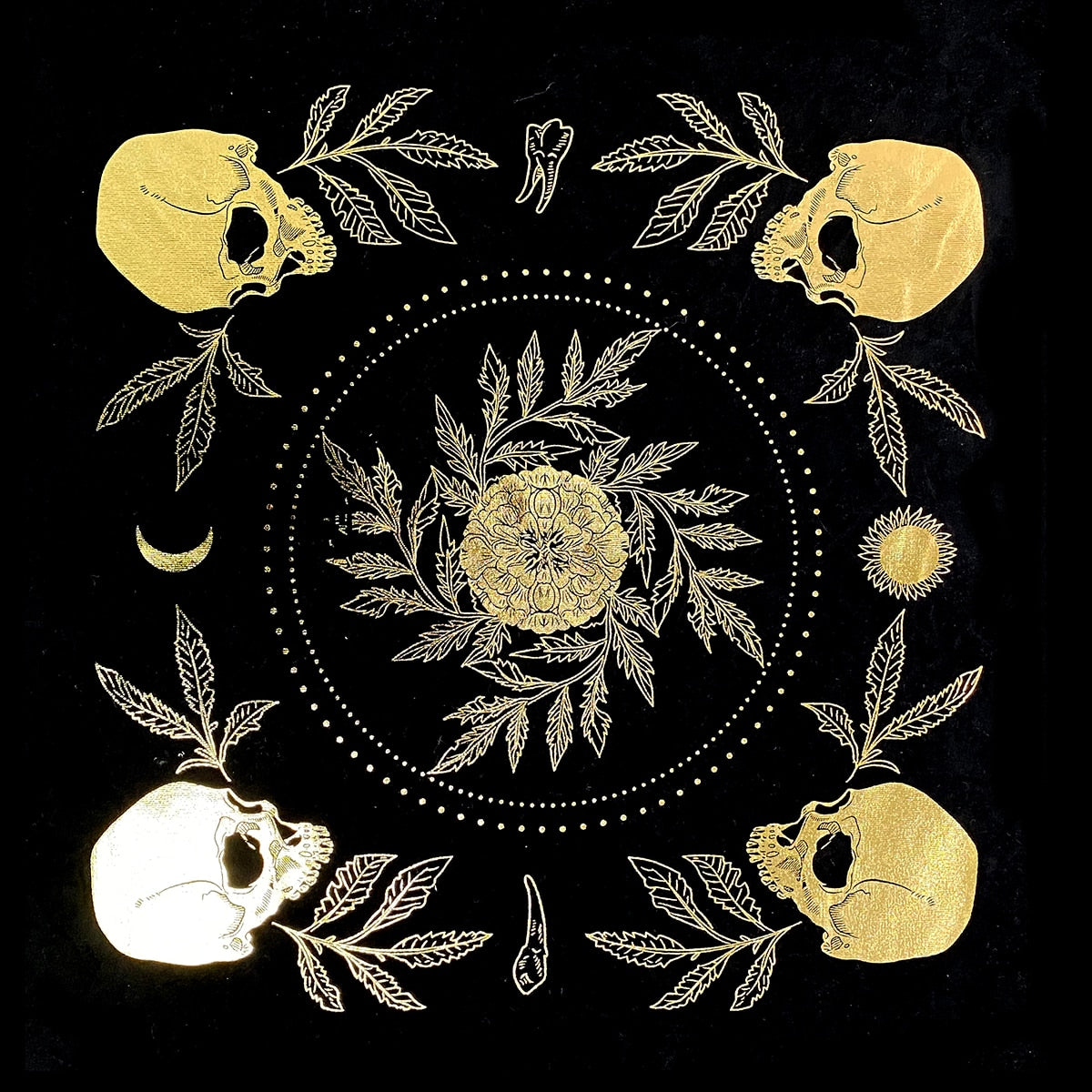 Pentagram Tarot Cloth Altar Cloth Constellation Sun Star Moon Universe Witchcraft Alter Tarot Spread Table Cloth Wicca Square