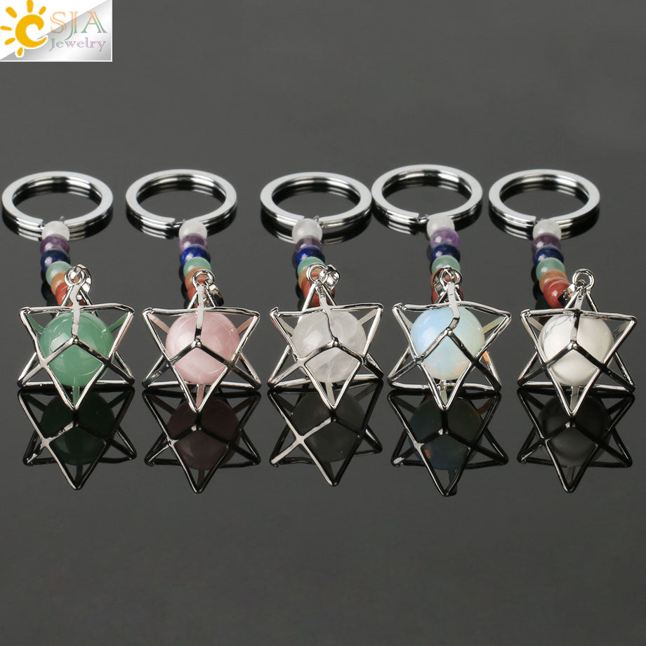 Chakra Key Chain Ring