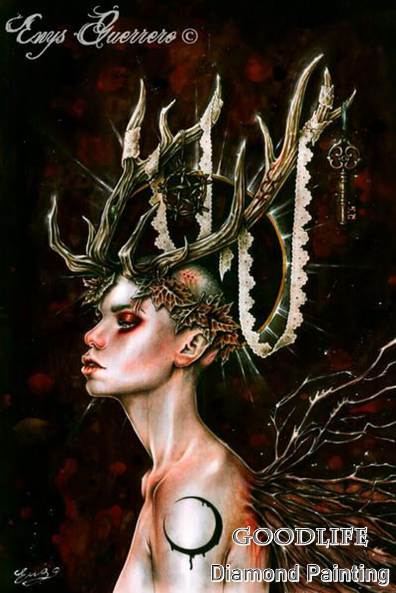 Vampire Girl Witch 5D DIY Diamond Painting