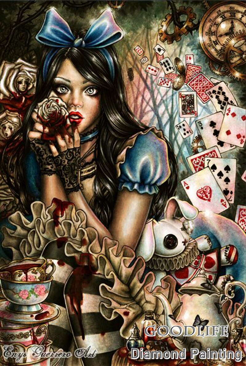 Vampire Girl Witch 5D DIY Diamond Painting