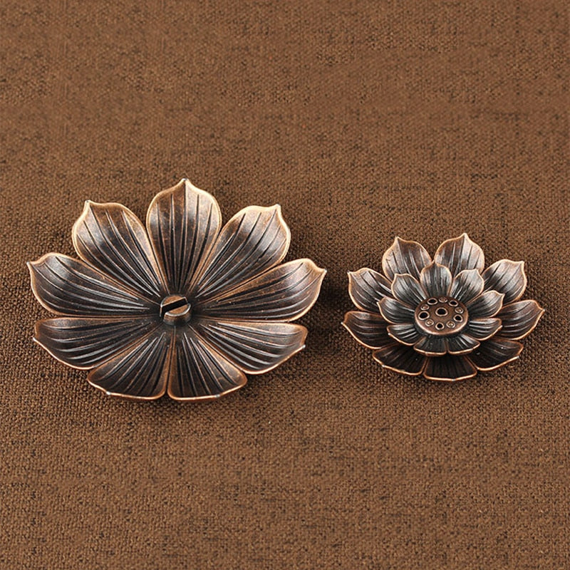 Lotus Metal Incense Burner