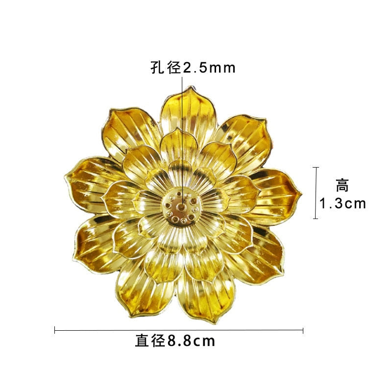 Lotus Metal Incense Burner