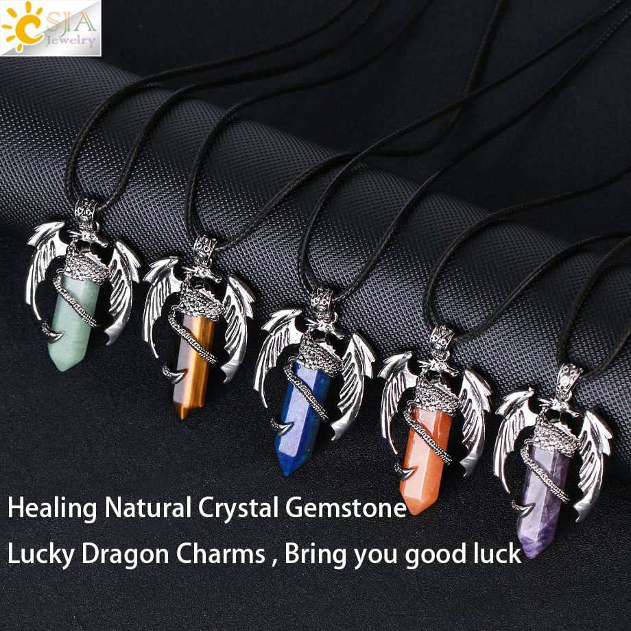 Crystal Dragon Necklace