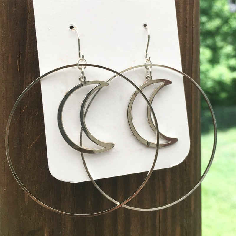 Crescent Moon earrings Many Styles