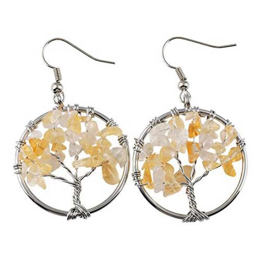 Tree of Life Dangle Earrings