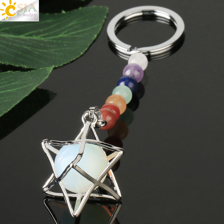 Chakra Key Chain Ring