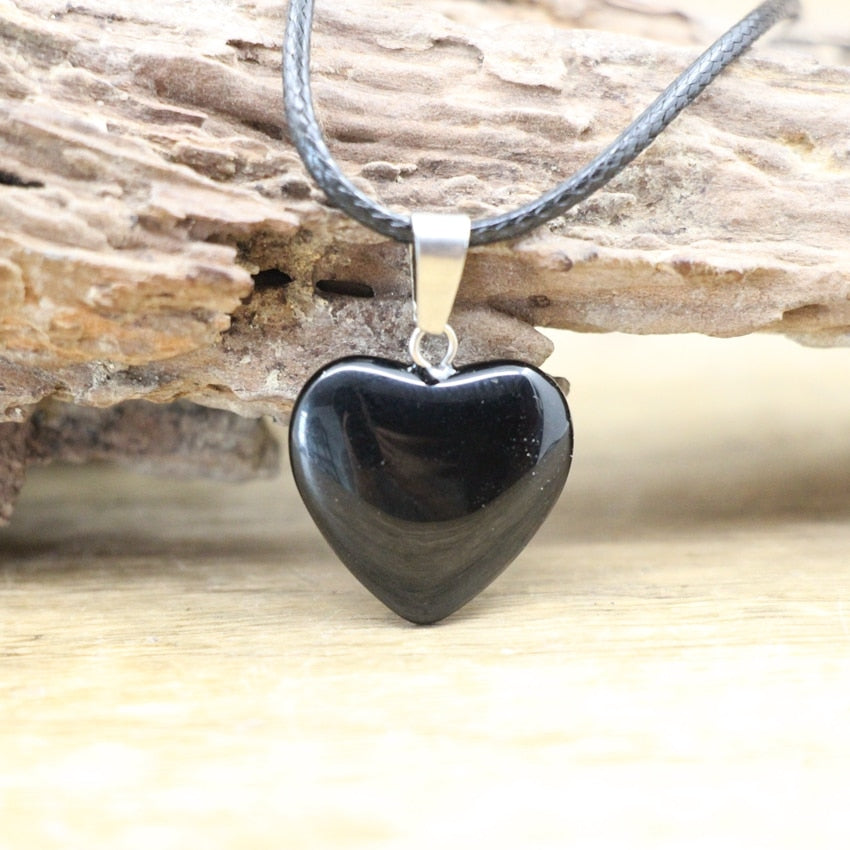 Heart Shape Stone Necklace