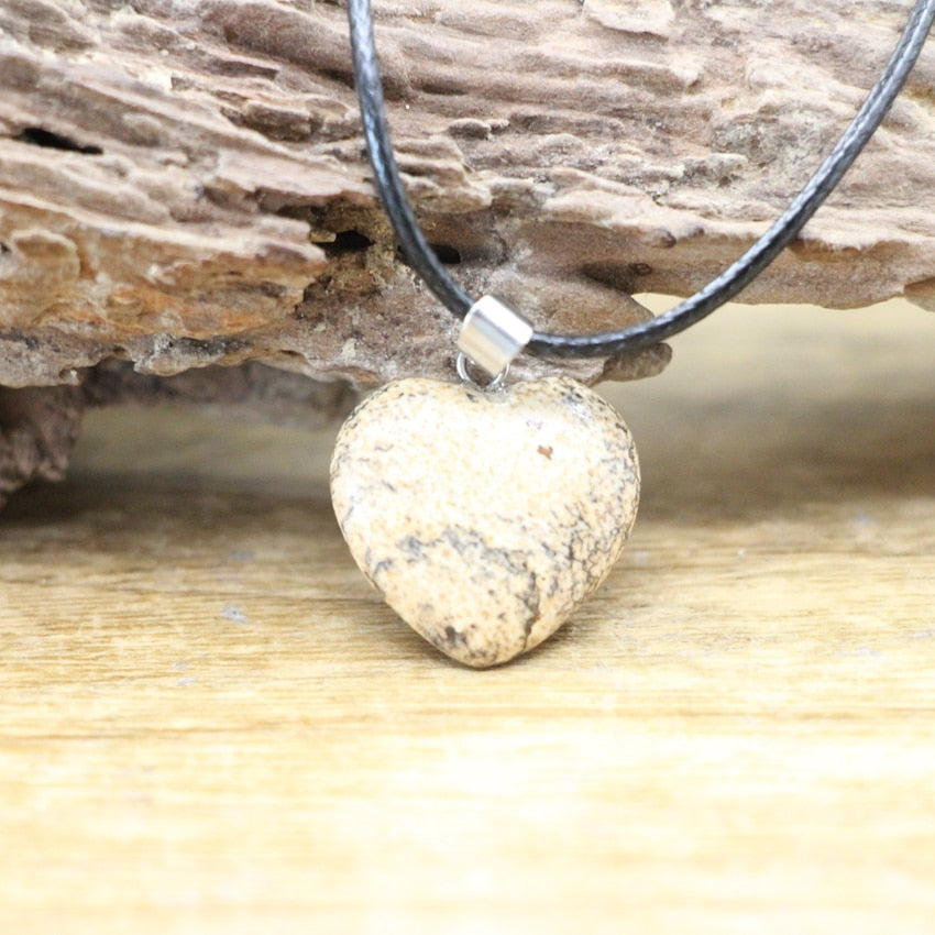 Heart Shape Stone Necklace