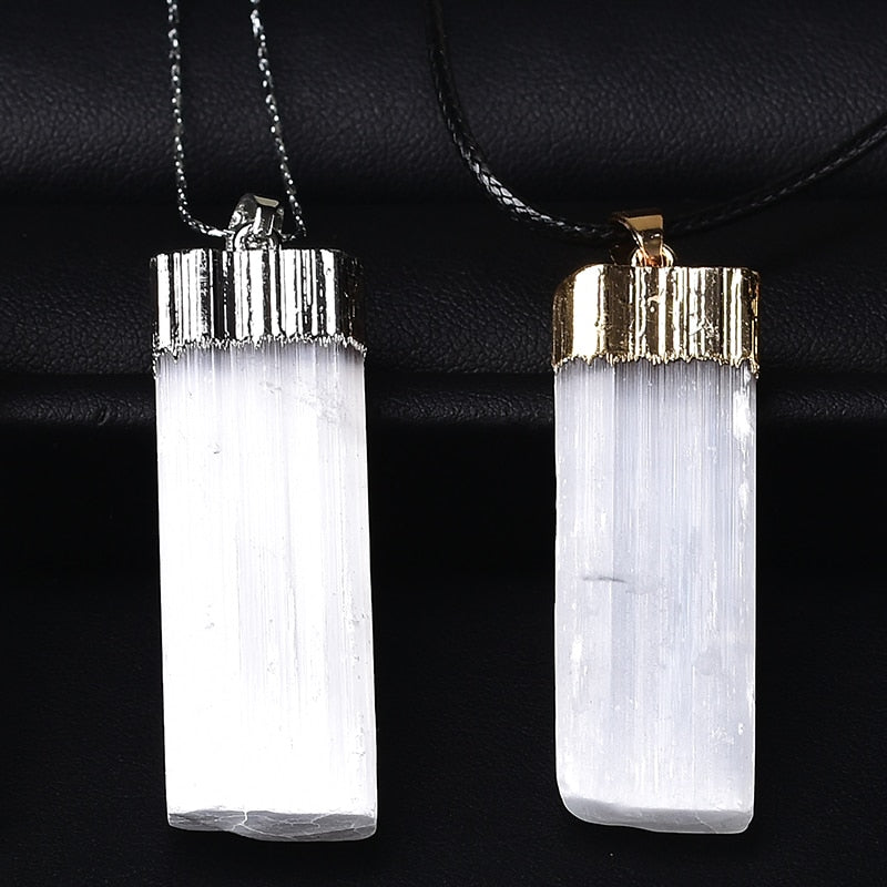 Selenite Necklace