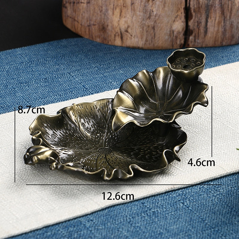 Leaf Tower Incense Ceramic Burner