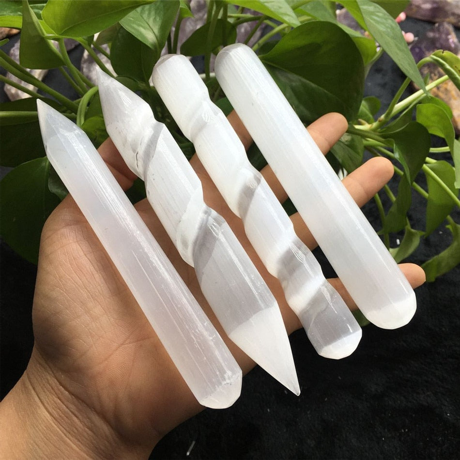 15cm Selenite wands