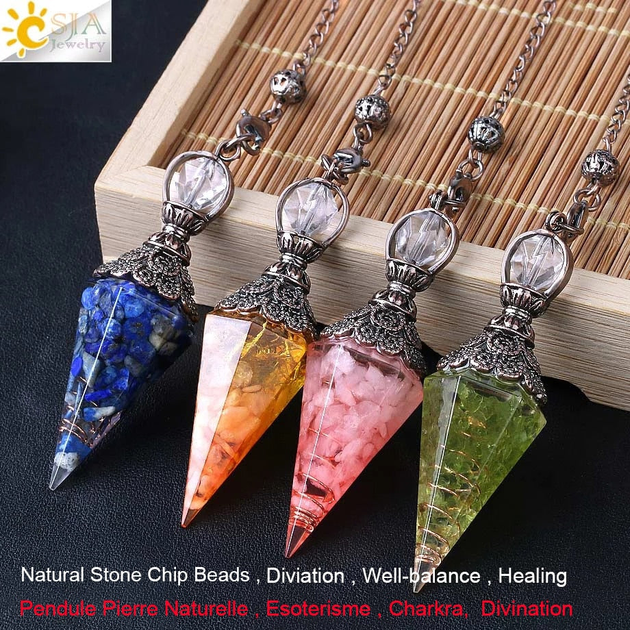 Crystals Pendulums