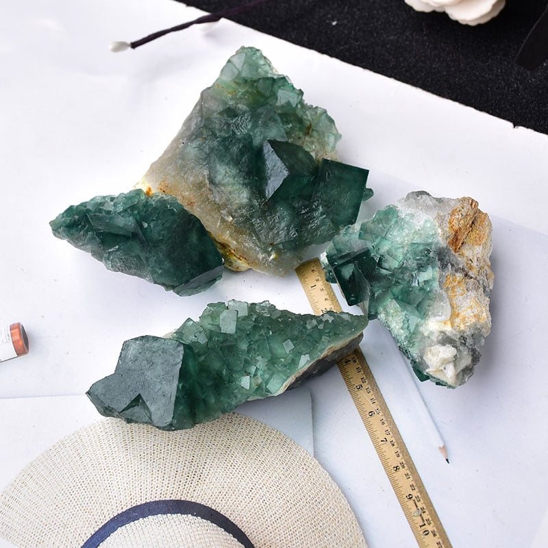 Green Fluorite cluster