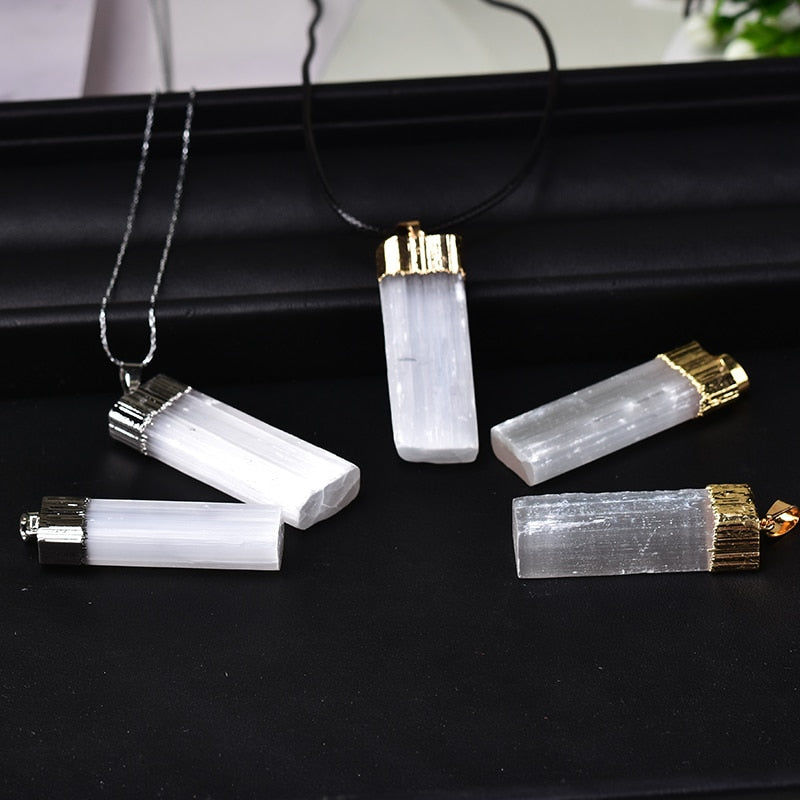 Selenite Necklace