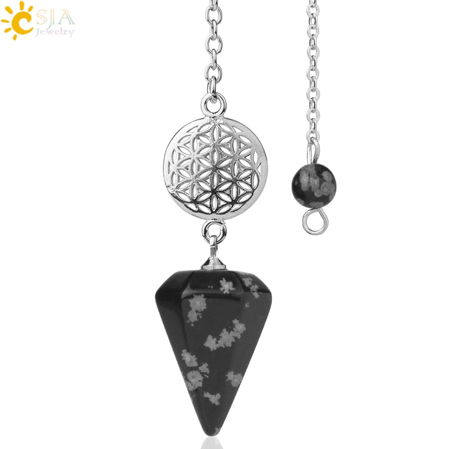 Flower of Life Dowsing Pendulum