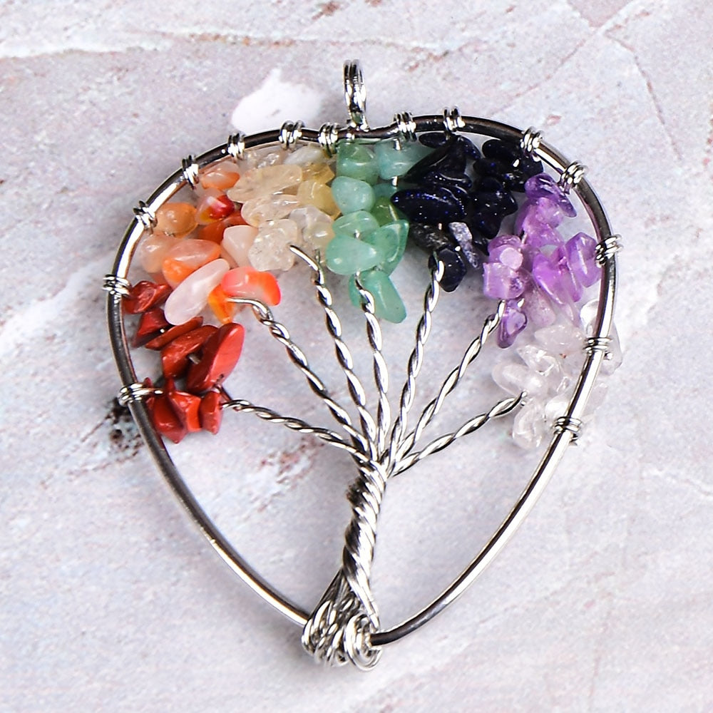 Crystal Tree Of Life Pendant