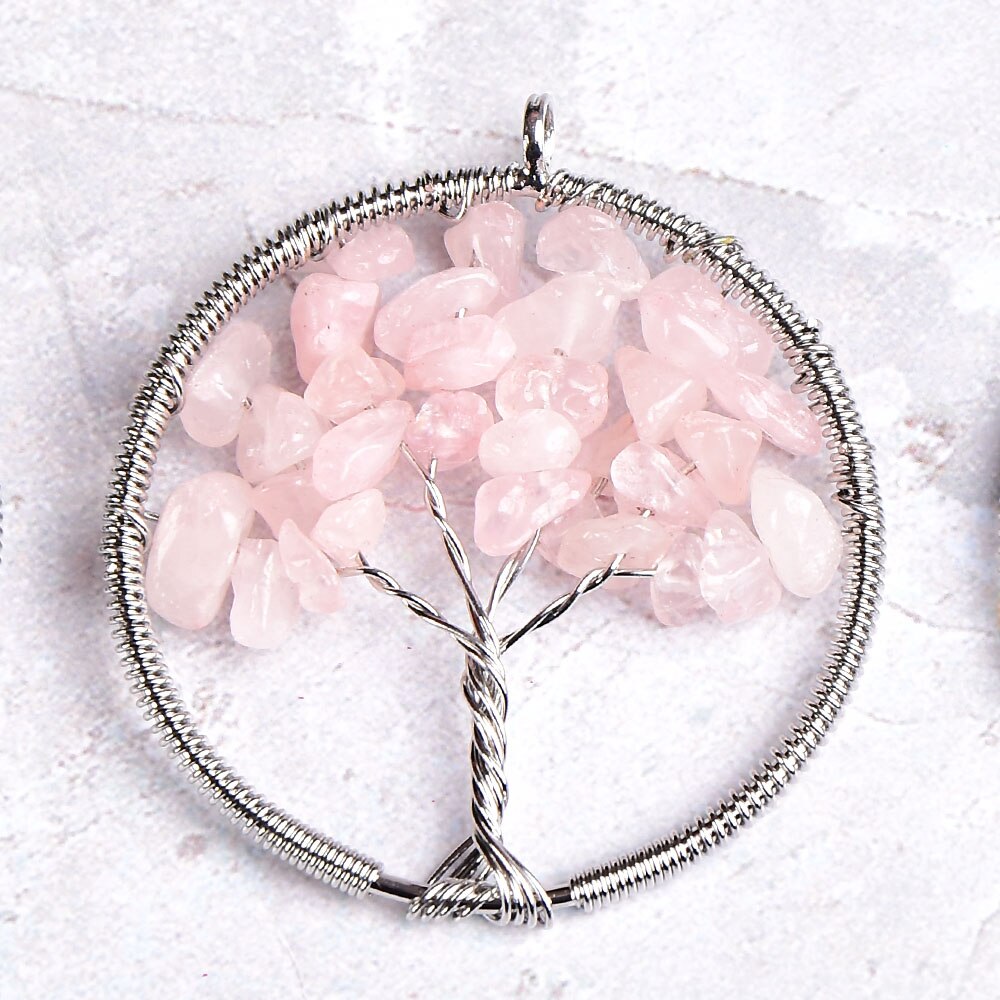 Crystal Tree Of Life Pendant