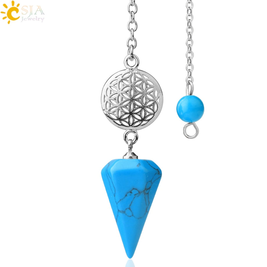 Flower of Life Dowsing Pendulum