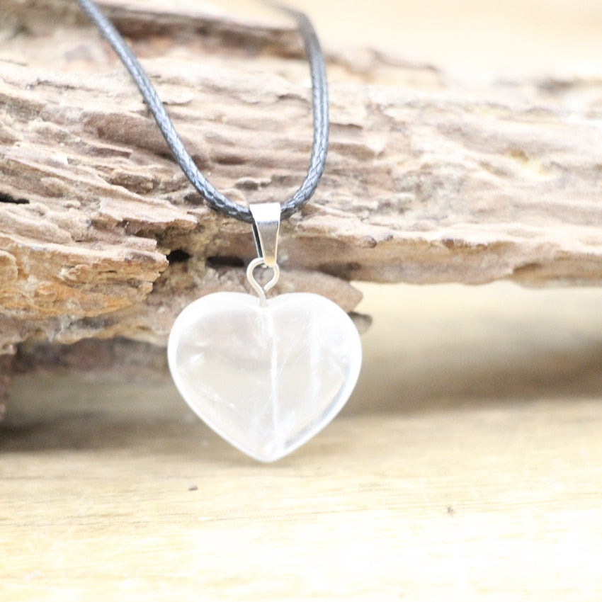 Heart Shape Stone Necklace