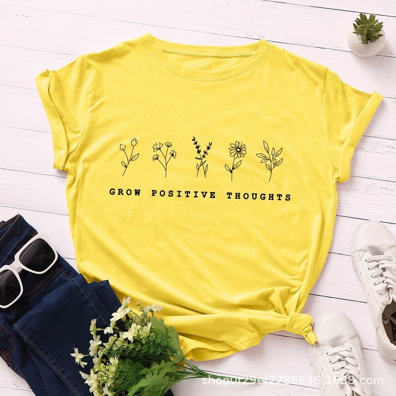 Flower Plants Print Tee