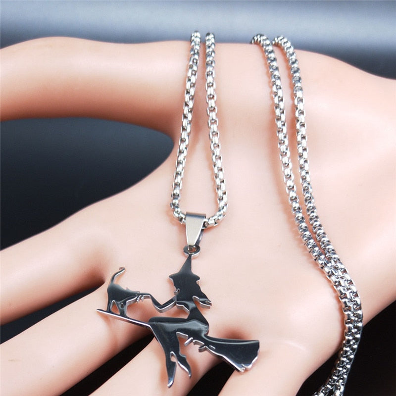 Stainless Steel Witch Necklaces