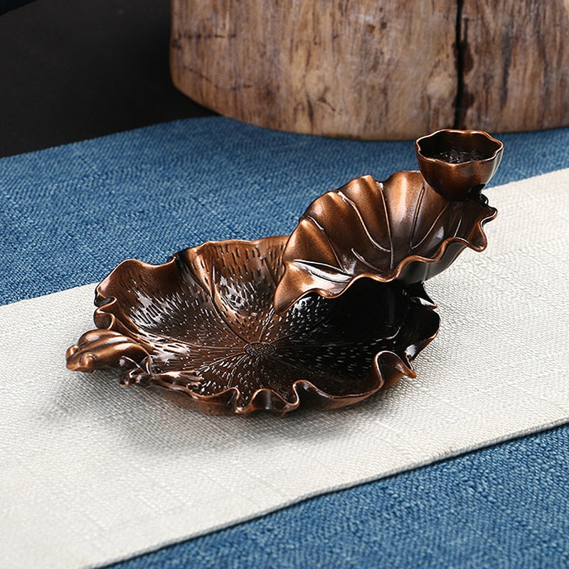 Leaf Tower Incense Ceramic Burner