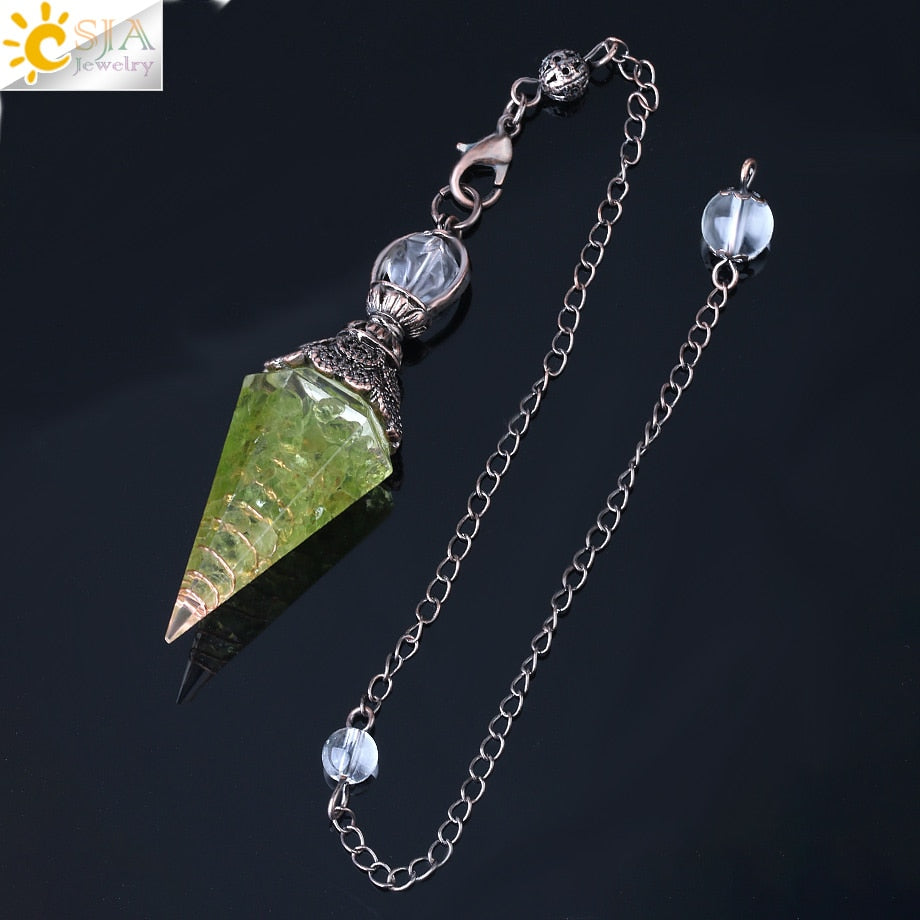 Crystals Pendulums