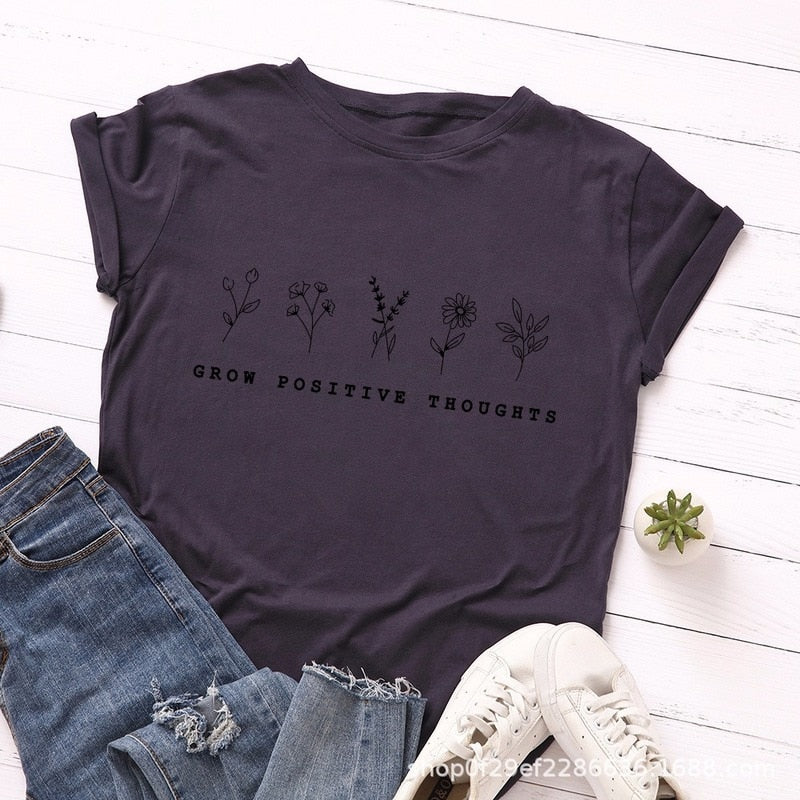 Flower Plants Print Tee