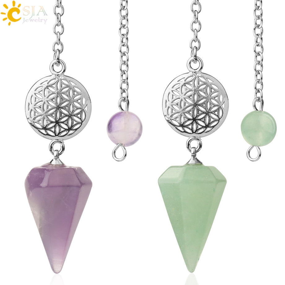 Flower of Life Dowsing Pendulum