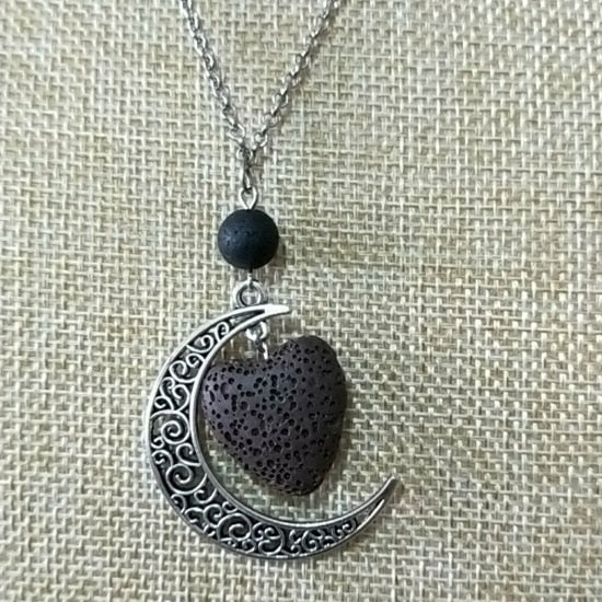 Lava Stone Essential Oil Diffuser Necklace