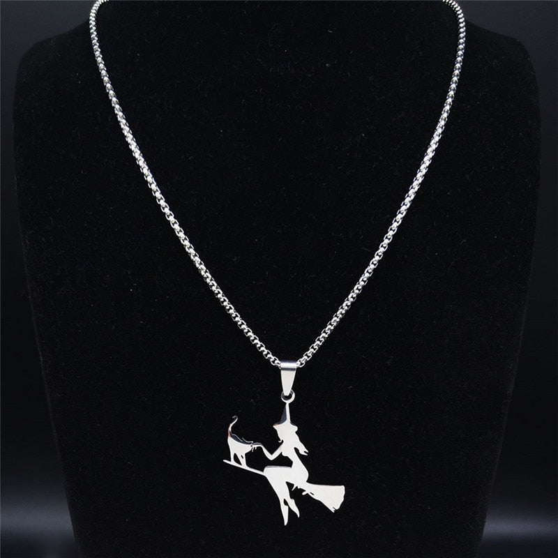 Stainless Steel Witch Necklaces