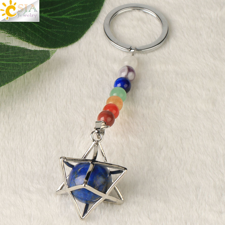 Chakra Key Chain Ring