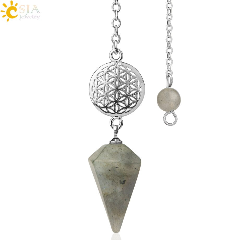 Flower of Life Dowsing Pendulum