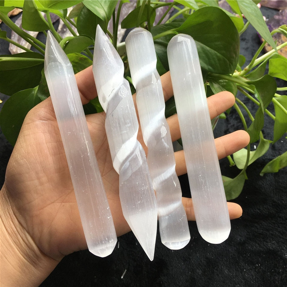 15cm Selenite wands