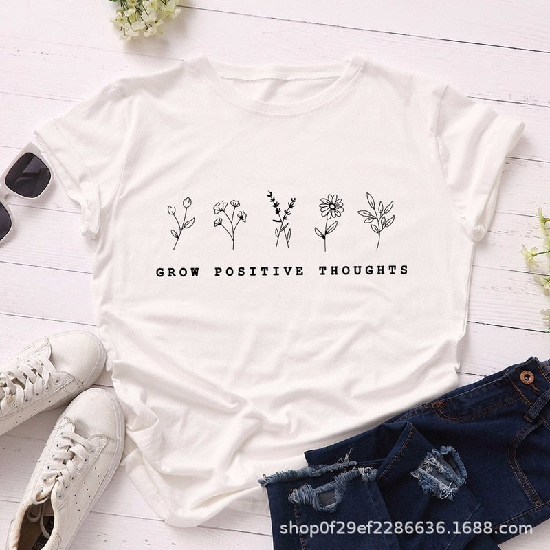 Flower Plants Print Tee