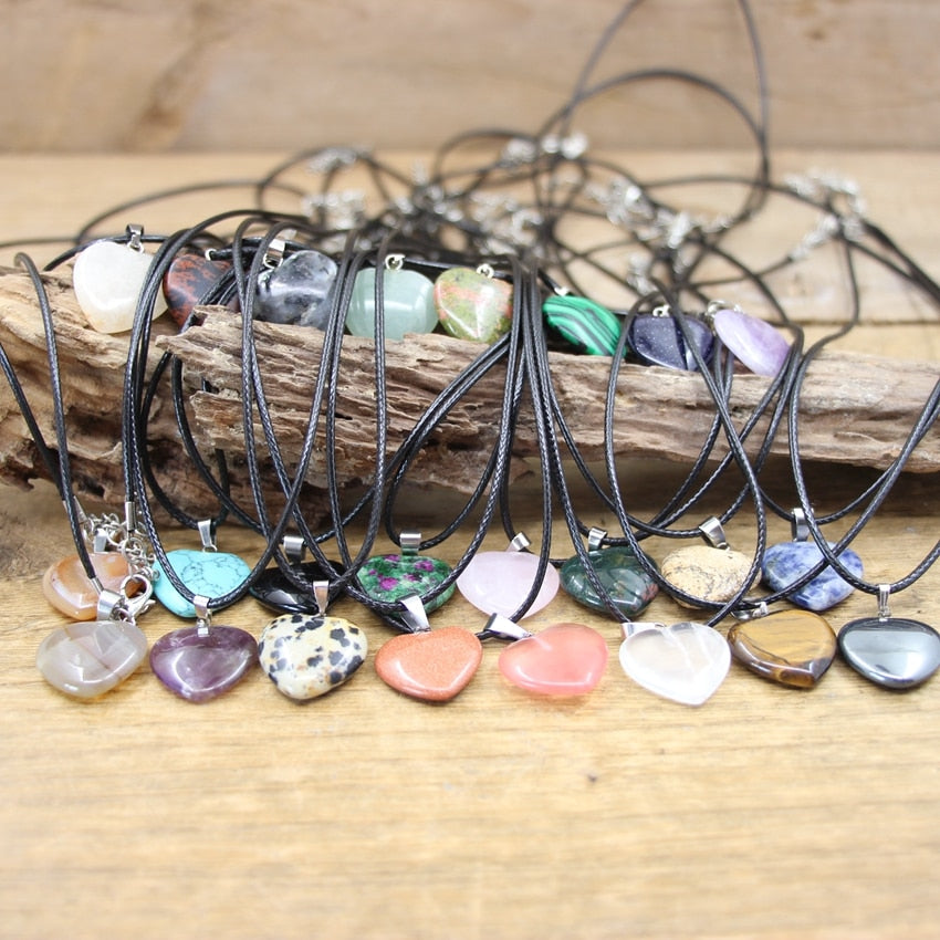 Heart Shape Stone Necklace