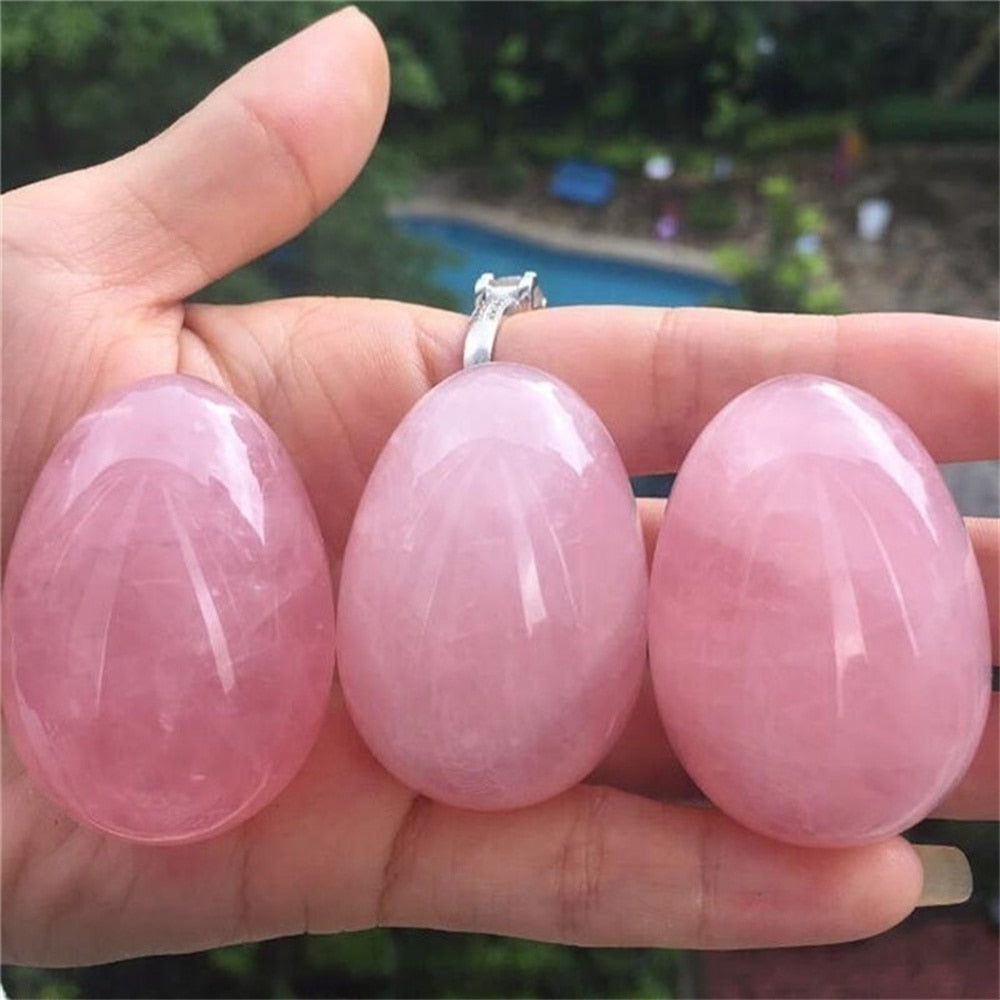 Rose Quartz Crystal Egg