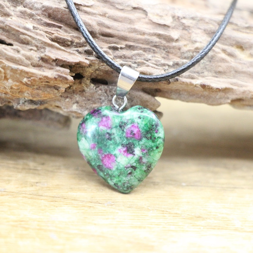 Heart Shape Stone Necklace