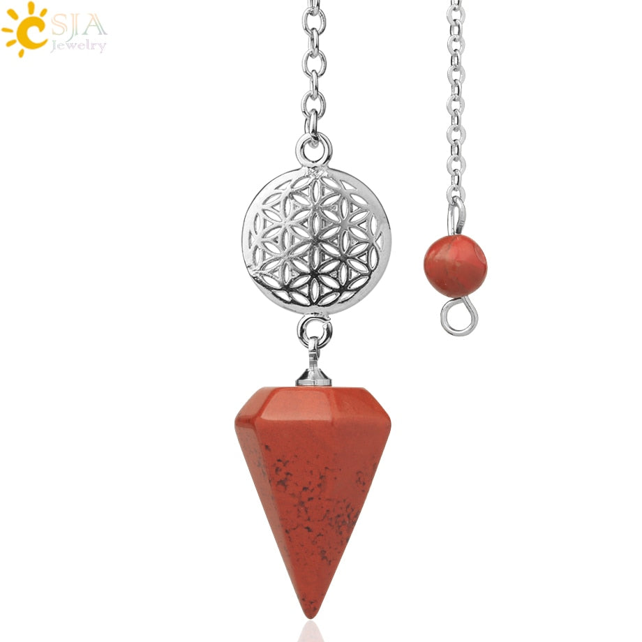 Flower of Life Dowsing Pendulum