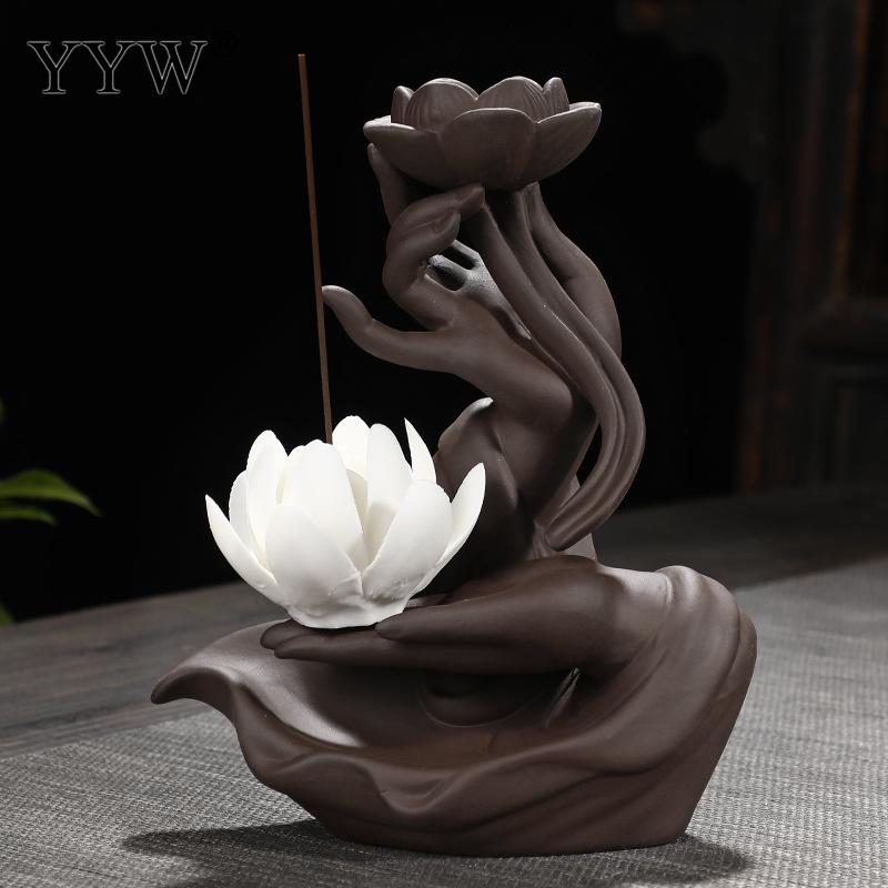 Buddha Hand Backflow Incense Burner