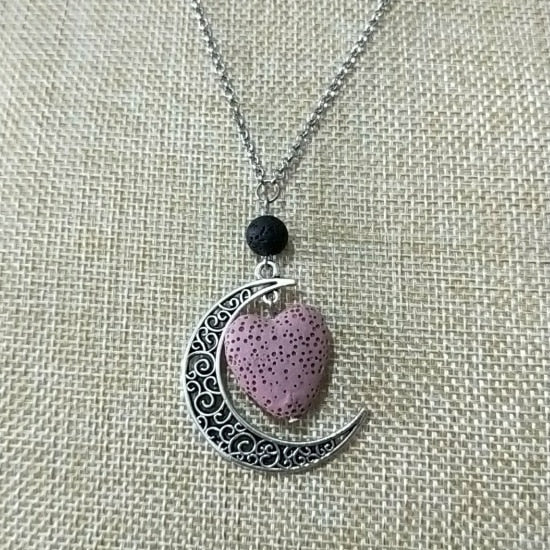 Lava Stone Essential Oil Diffuser Necklace