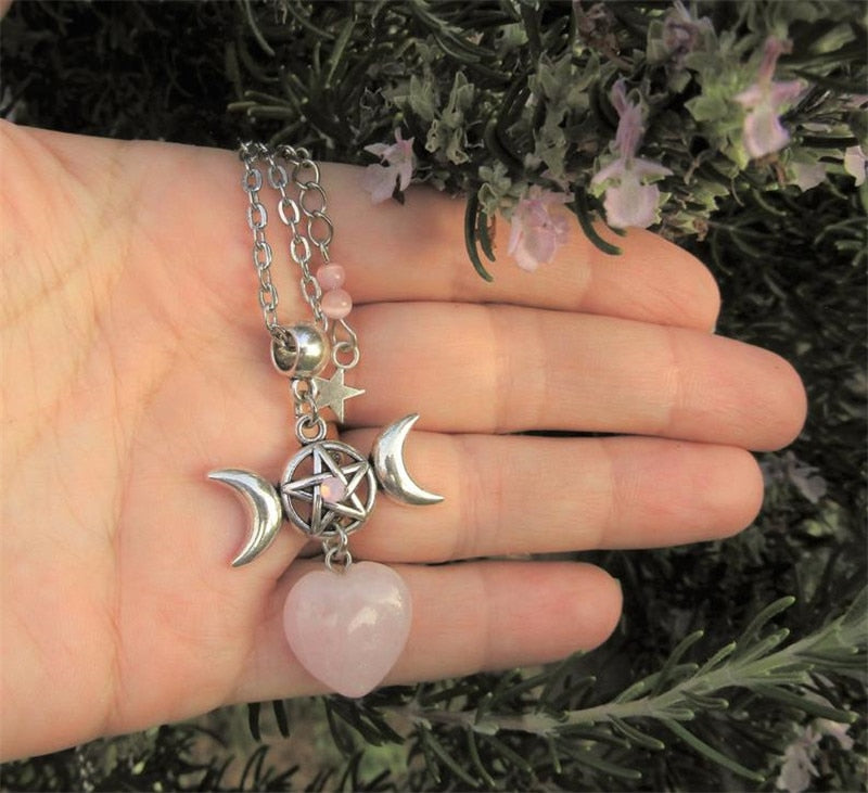 Triple Moon Necklace