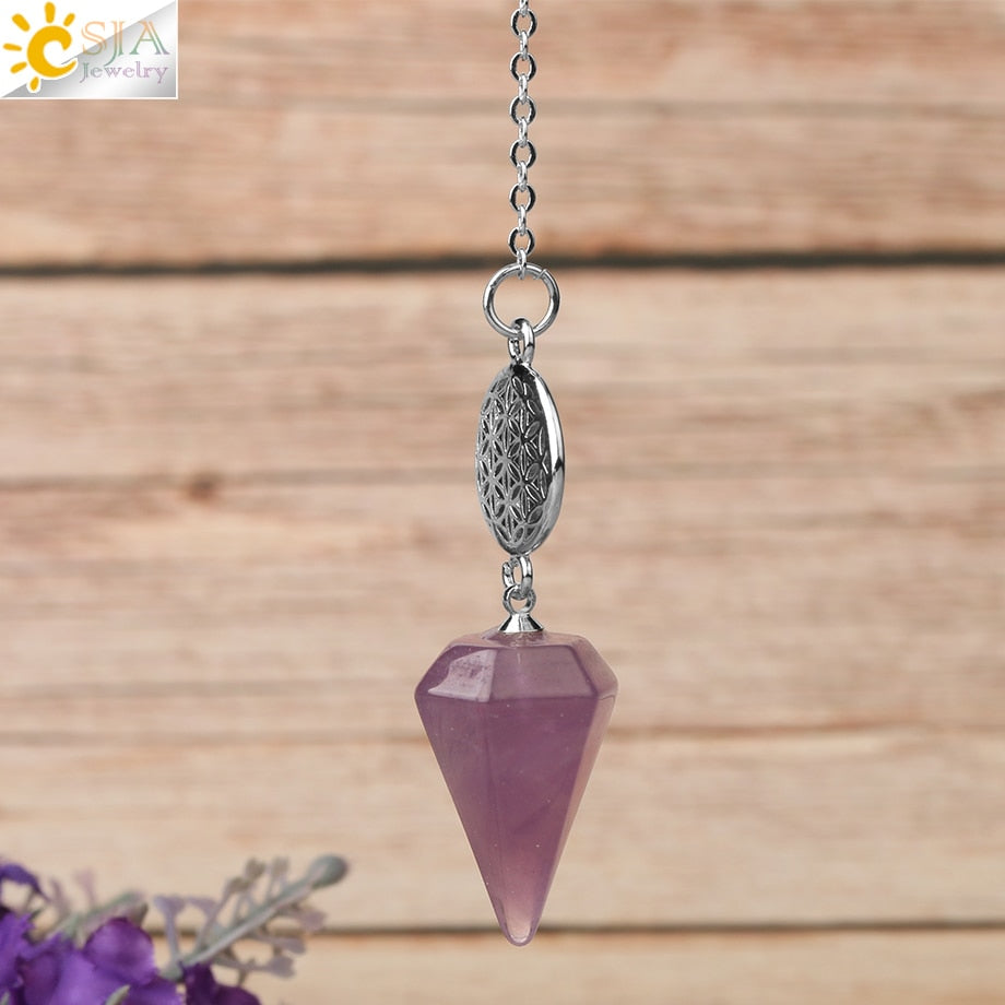 Flower of Life Dowsing Pendulum