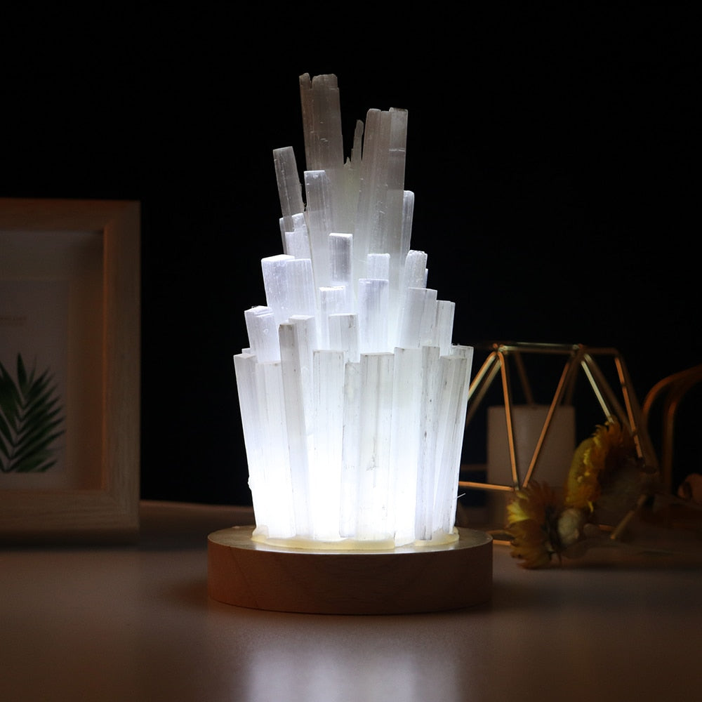 Selenite Led Lamp