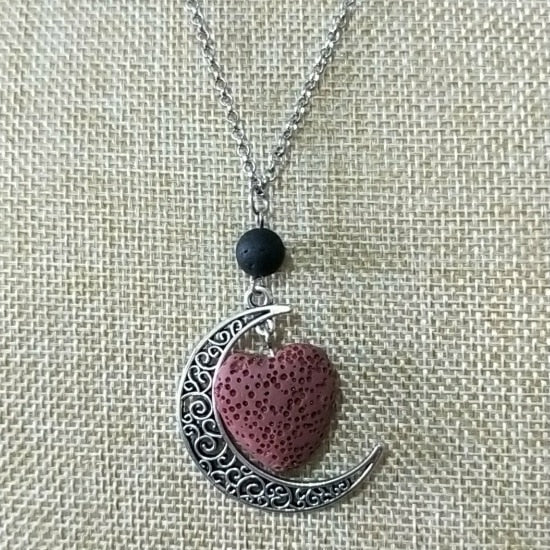 Lava Stone Essential Oil Diffuser Necklace