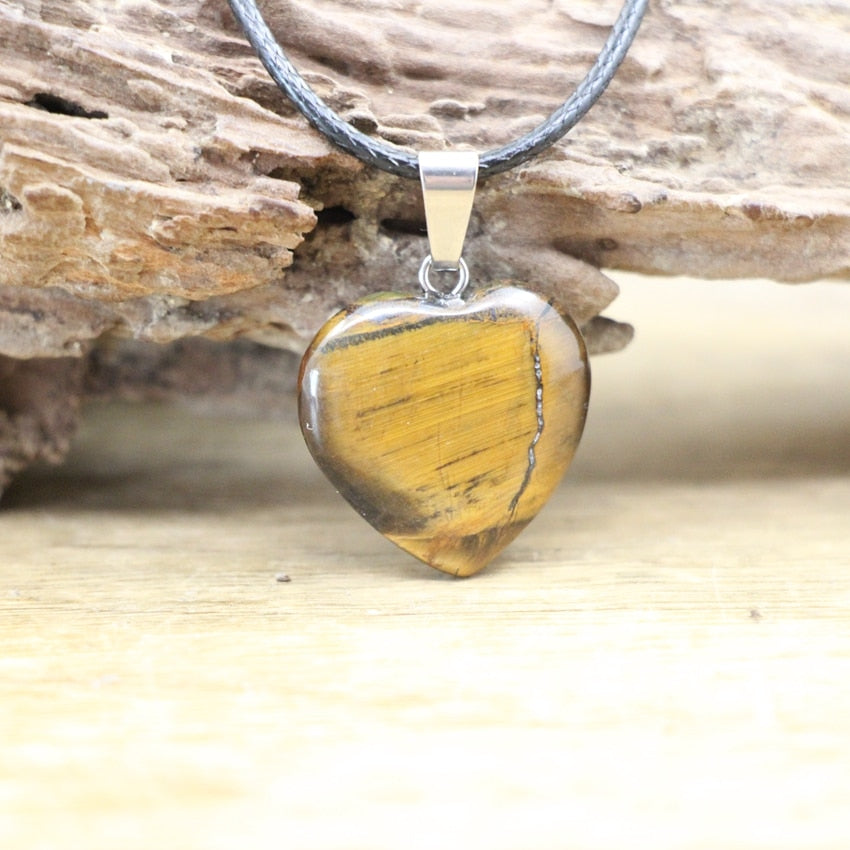 Heart Shape Stone Necklace