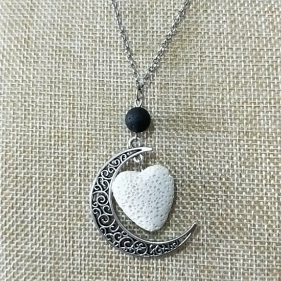 Lava Stone Essential Oil Diffuser Necklace